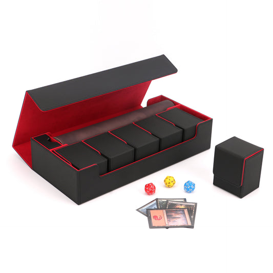 Leather Large Capacity Suction Game Card Storage Box