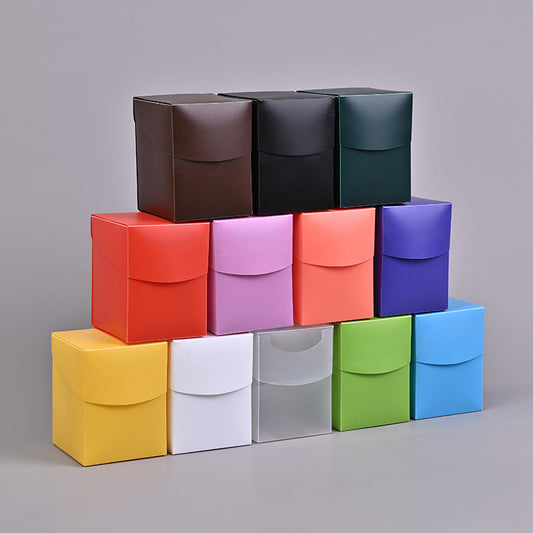 Solid Color Card Storage Box