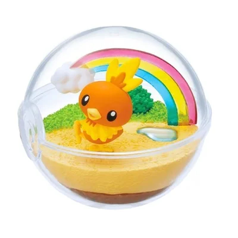 Genuine Pokemon Action Figure Gashapon Model Toys Pikachu Torchic Jigglypuff Meowth Dragonite Piplup Luxray Cute Elf Ball Gifts